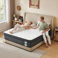 12 Inch Queen Mattress in a Box: Hybrid Memory Foam Queen Size Mattresses for Pressure Rrelief, Medium Firm Queen, Customized