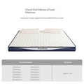 Filler latex non-full latex Queen Size Foam Mattress Cooling Gel Breathable Hypoallergenic Orthopedic Pressure Relief