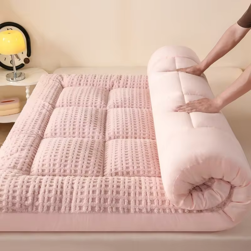 Multi-functional Classic New Class A Shu cotton velvet milk velvet feather velvet mattress bed mattress multi-functional cushion