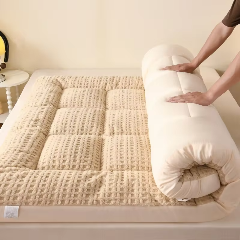 Multi-functional Classic New Class A Shu cotton velvet milk velvet feather velvet mattress bed mattress multi-functional cushion