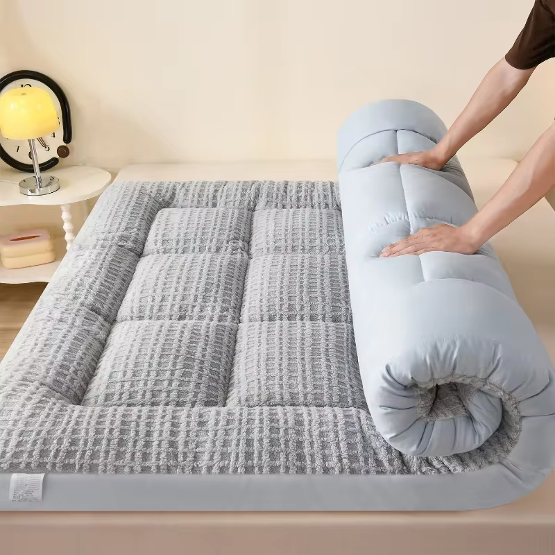 Multi-functional Classic New Class A Shu cotton velvet milk velvet feather velvet mattress bed mattress multi-functional cushion