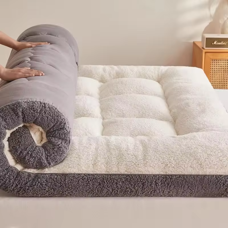 Cooling Gel Hypoallergenic Orthopedic Breathable Pressure Relief Supportive Polyester Fiber Mattress Queen King Twin Bedroom