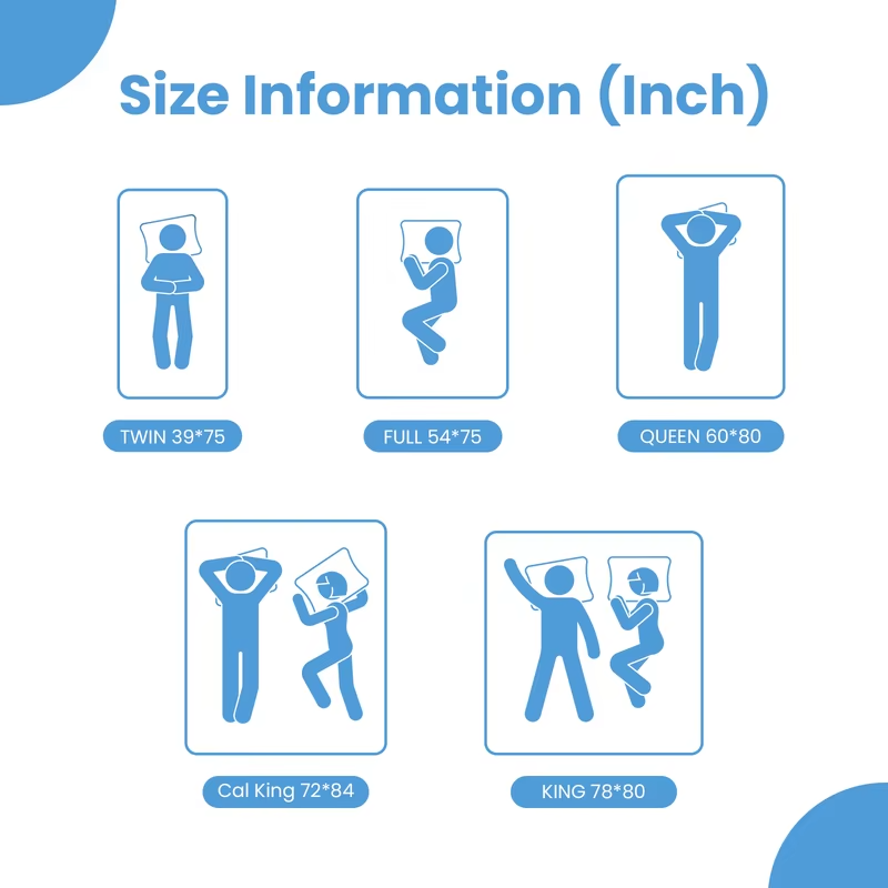 JHK Dual Layer Gel Memory Foam Mattress Topper Full Size Cooling Mattress Soft and Breathable Bed Topper Pad Cover For Bedroom