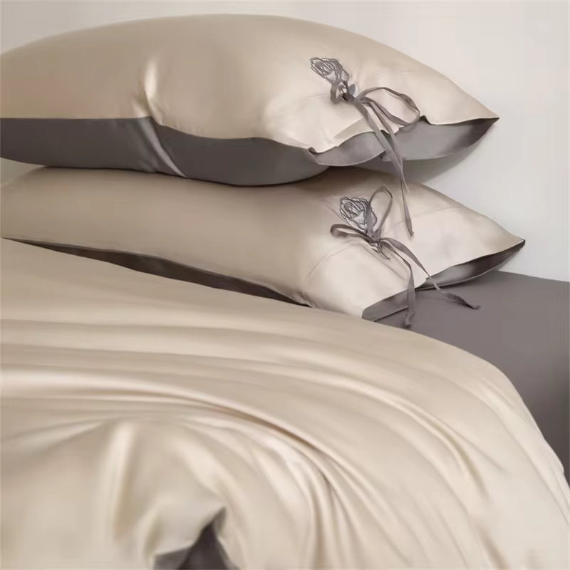 100% Viscose Derived from Bamboo Bedding Set with Duvet Cover Bed Sheet Pillowcase Silky Soft Comforter Cover Bedsheet Bed Linen