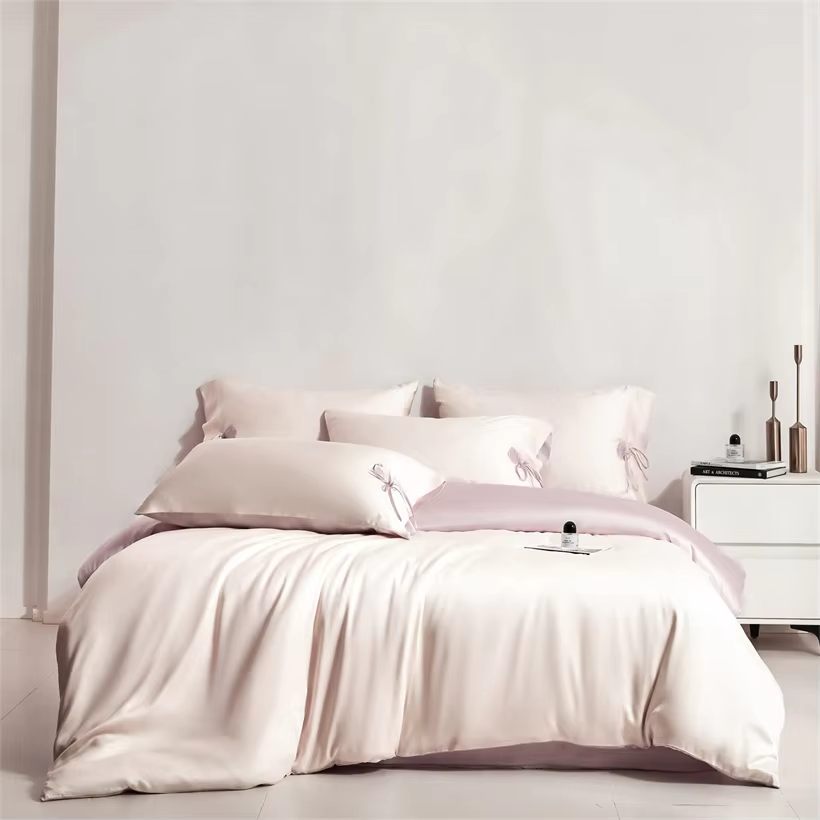100% Viscose Derived from Bamboo Bedding Set with Duvet Cover Bed Sheet Pillowcase Silky Soft Comforter Cover Bedsheet Bed Linen