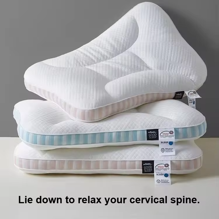 1pc Deep sleep memory pillow, scientifically zoned cervical spine protection, ergonomic design