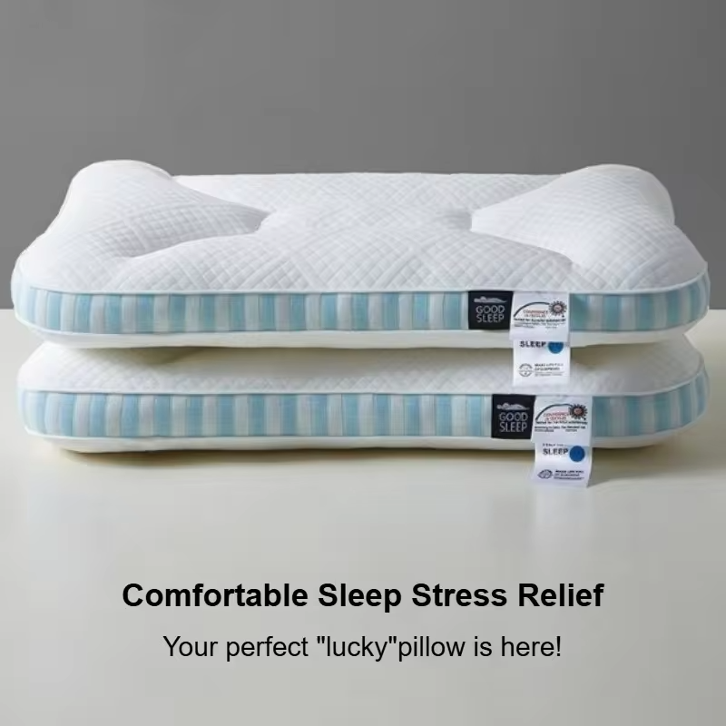1pc Deep sleep memory pillow, scientifically zoned cervical spine protection, ergonomic design