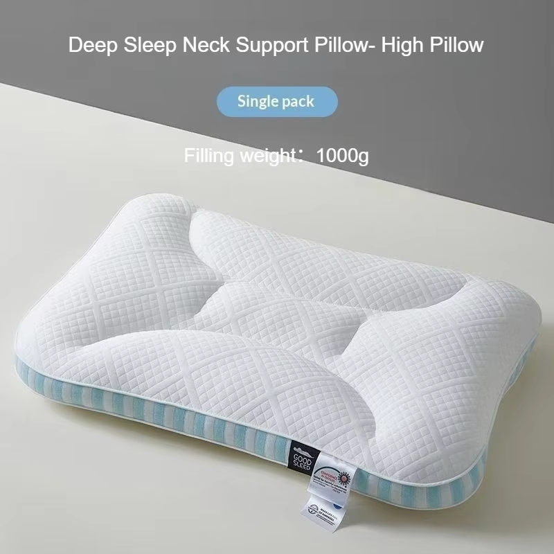 1pc Deep sleep memory pillow, scientifically zoned cervical spine protection, ergonomic design