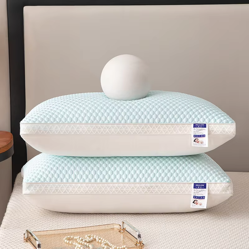 New SP Pillow, Comfortable 3D High Pillow with Summer Cool Fabric, Bedding Pillow Core, Machine Washable, Wholesale and Retail