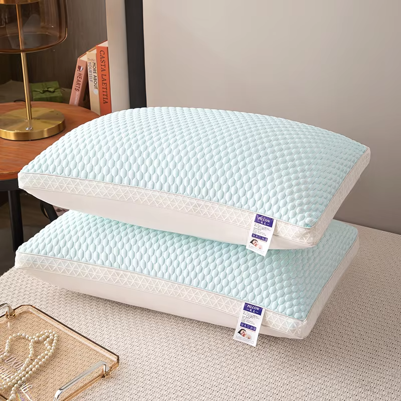 New SP Pillow, Comfortable 3D High Pillow with Summer Cool Fabric, Bedding Pillow Core, Machine Washable, Wholesale and Retail