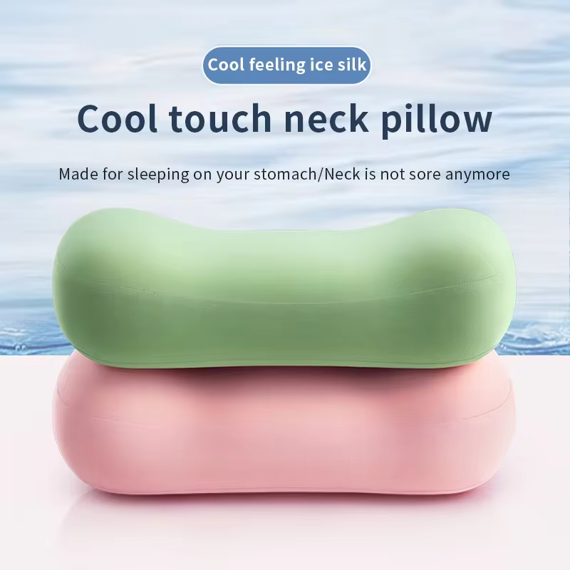 Office nap tool - Ice silk nap pillow, student nap pillow, small pillow, waist support pillow, waist protection cushion