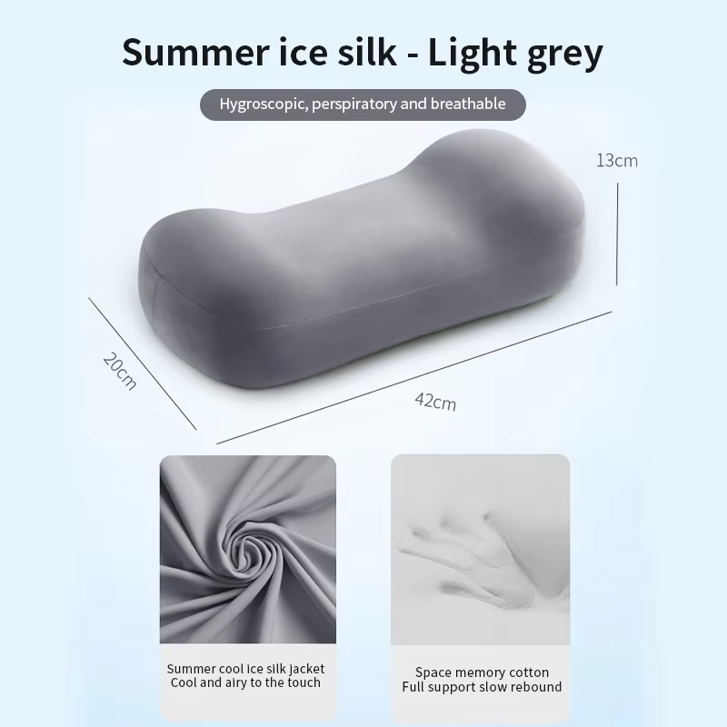 Office nap tool - Ice silk nap pillow, student nap pillow, small pillow, waist support pillow, waist protection cushion