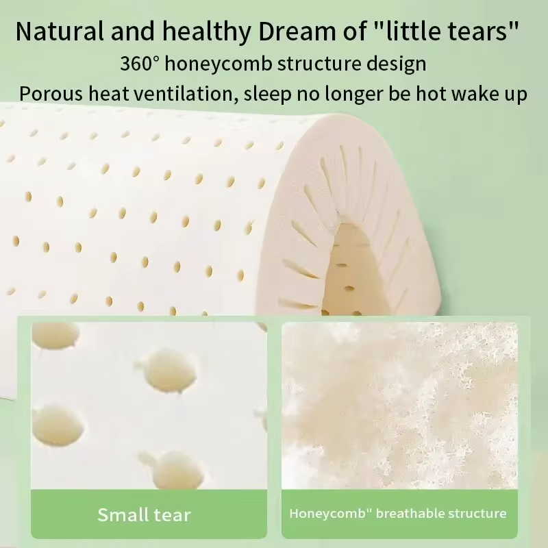 Latex Pillow Thai Natural Latex Pillow Memory Adult Cervical Pillow Sleeping Pillow Dormitory Pillow Household