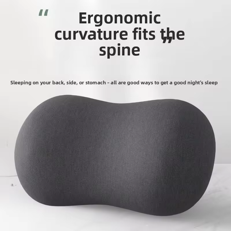 1pcs Mini Memory Foam Pillow Office Nap Pillow Portable Travel Neck Lumbar Support Cushion