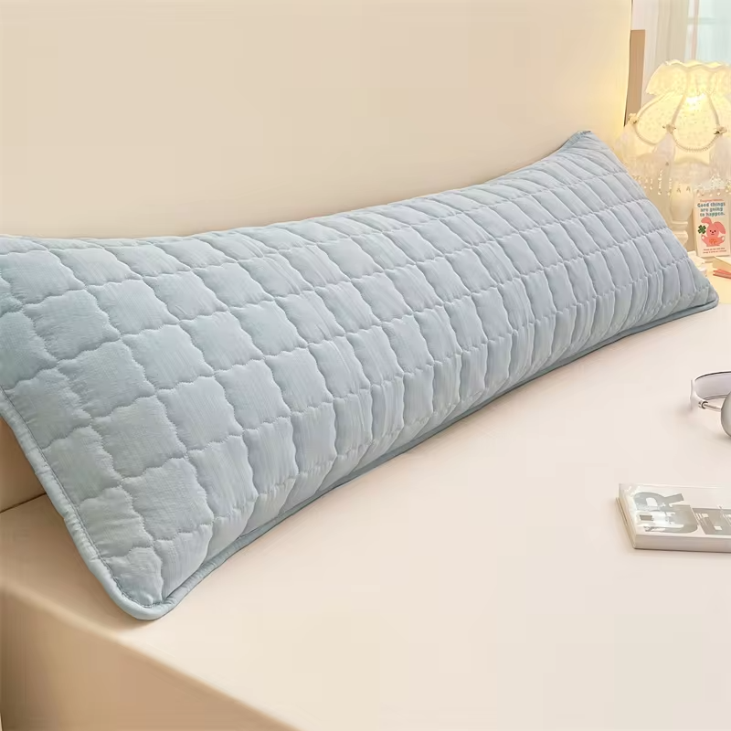 1pc Solid-color Long Pillowcase, Decorative Pillowcase, Pillowcase *1 (without Core), Soft and Comfortable Fabric