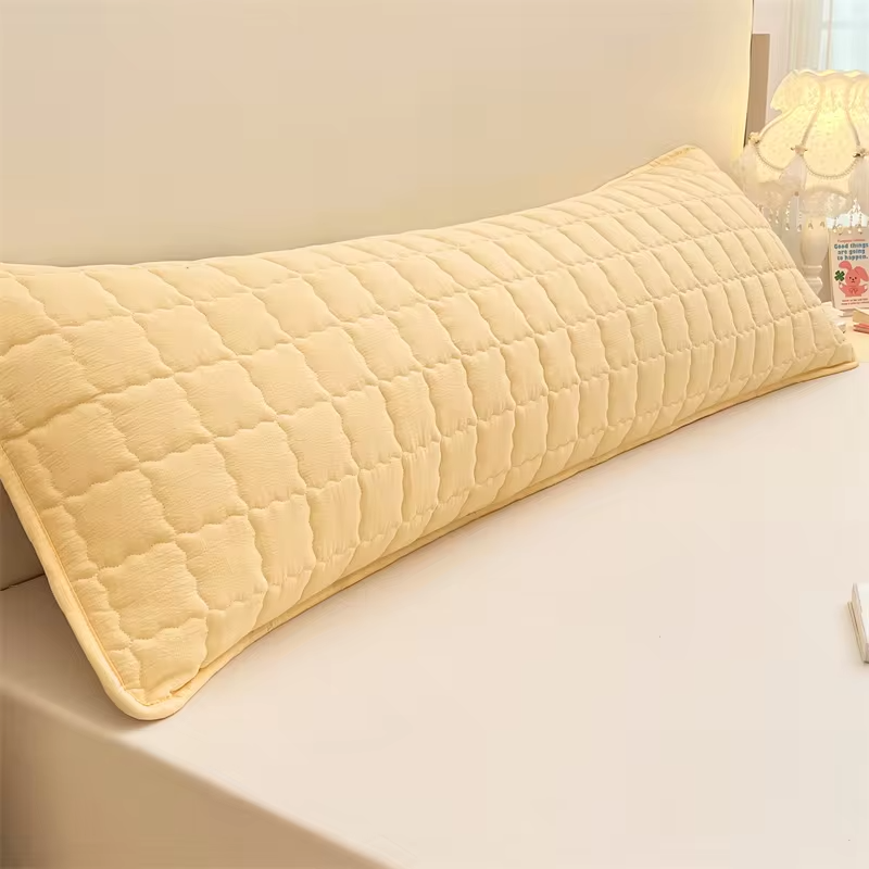 1pc Solid-color Long Pillowcase, Decorative Pillowcase, Pillowcase *1 (without Core), Soft and Comfortable Fabric