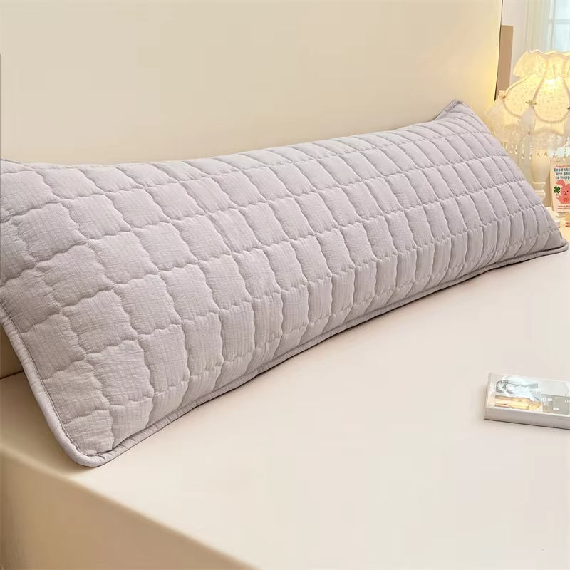 1pc Solid-color Long Pillowcase, Decorative Pillowcase, Pillowcase *1 (without Core), Soft and Comfortable Fabric