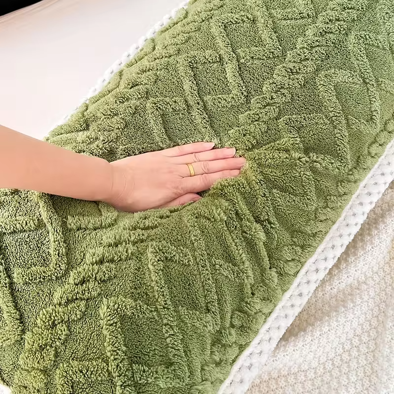 1pc Pillowcase Flannel Pillow Cover 48x120/48x150/48x180 Cushion Cover Rectangle Pillowslip Soft Pillow Case