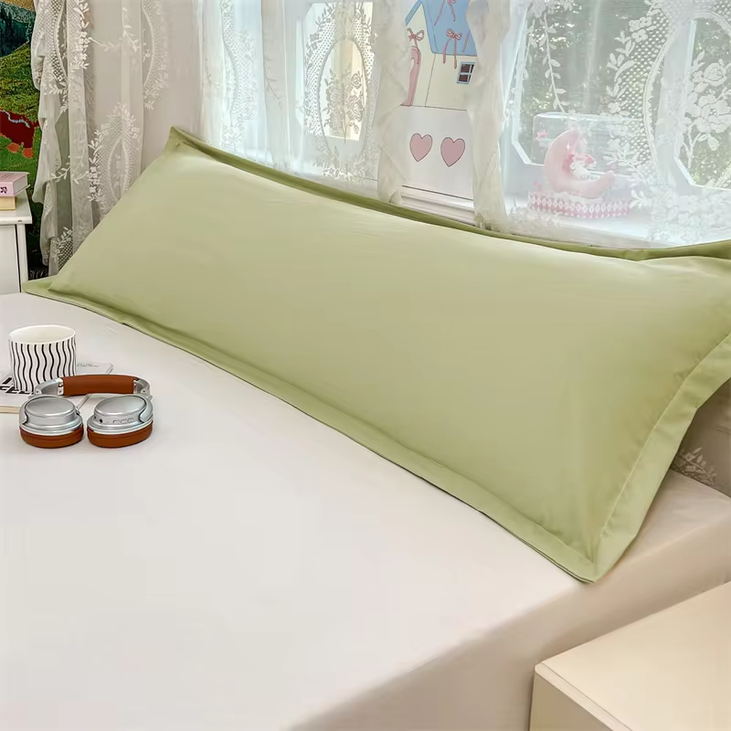 1PC Sharing Pillowcase for Couples, Queen Size Double Long Pillow Cover | for Hugging, Super Comfortable, All Season (No Filler)