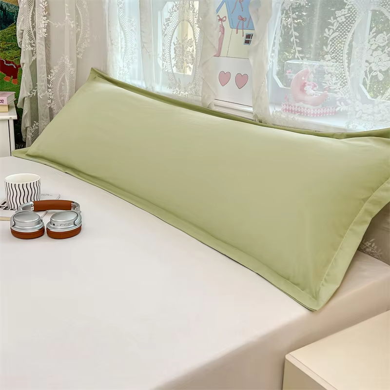 1PC Sharing Pillowcase for Couples, Queen Size Double Long Pillow Cover | for Hugging, Super Comfortable, All Season (No Filler)