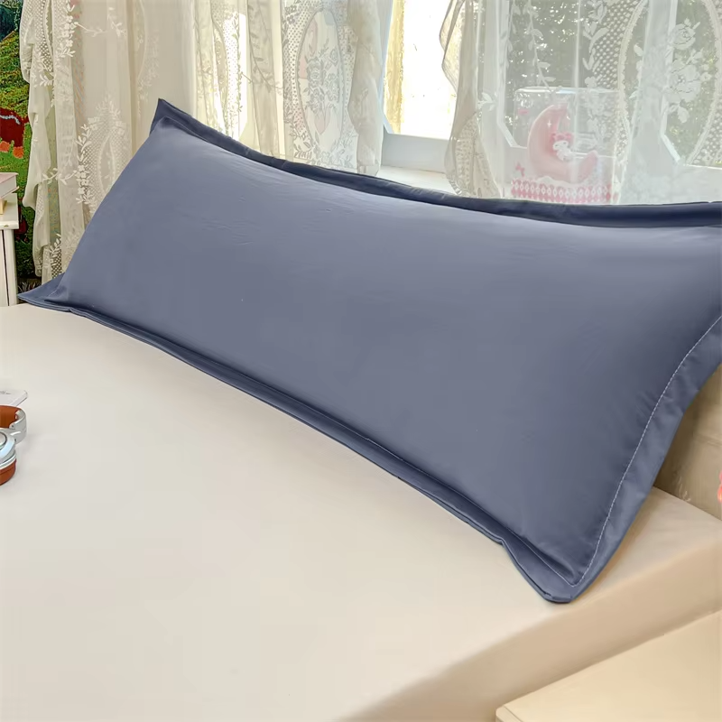 1PC Sharing Pillowcase for Couples, Queen Size Double Long Pillow Cover | for Hugging, Super Comfortable, All Season (No Filler)