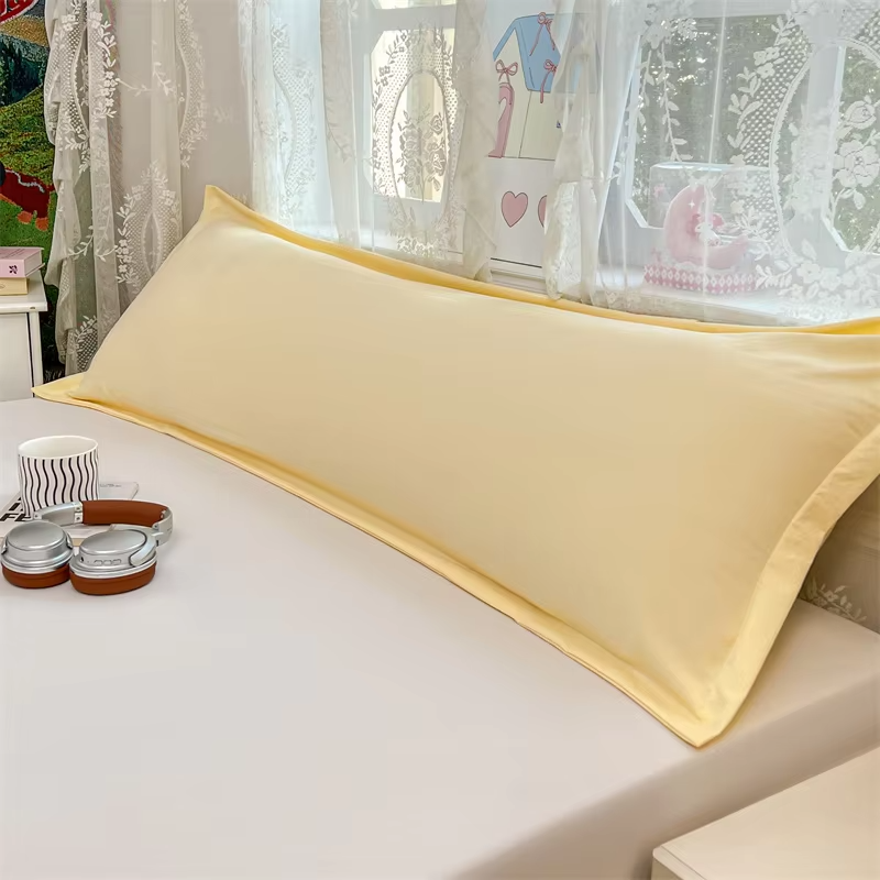 1PC Sharing Pillowcase for Couples, Queen Size Double Long Pillow Cover | for Hugging, Super Comfortable, All Season (No Filler)