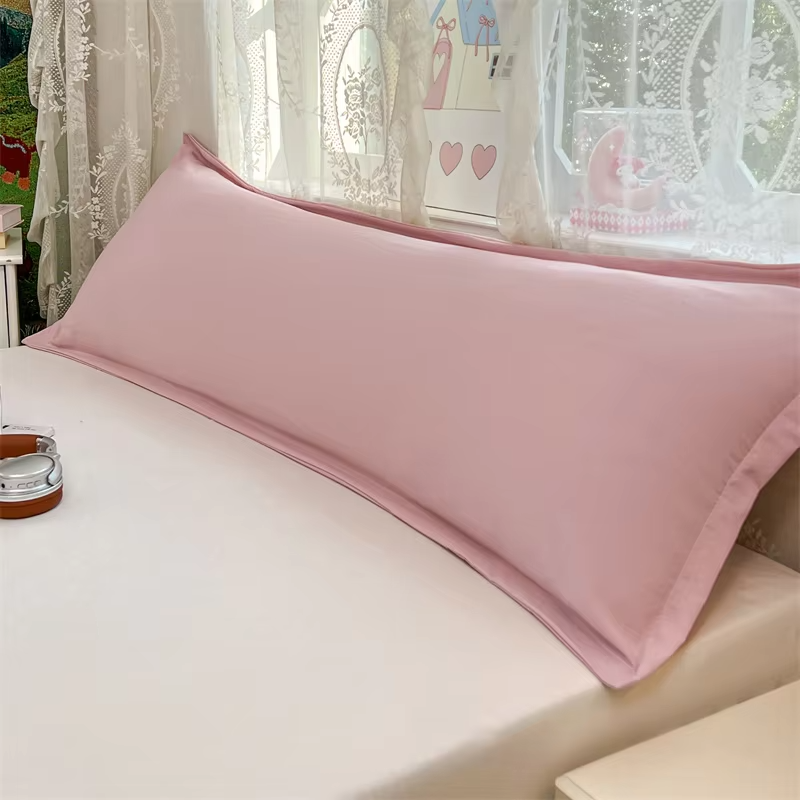 1PC Sharing Pillowcase for Couples, Queen Size Double Long Pillow Cover | for Hugging, Super Comfortable, All Season (No Filler)