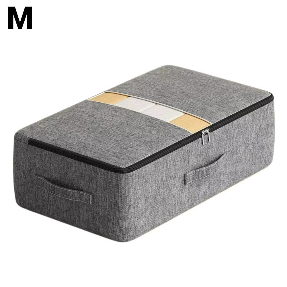 Large Capacity Underbed Storage Bag,Foldable Quilt Blanket Organizer,Foldable Clothing Storage For Pants Coats,Wardrobe Closet