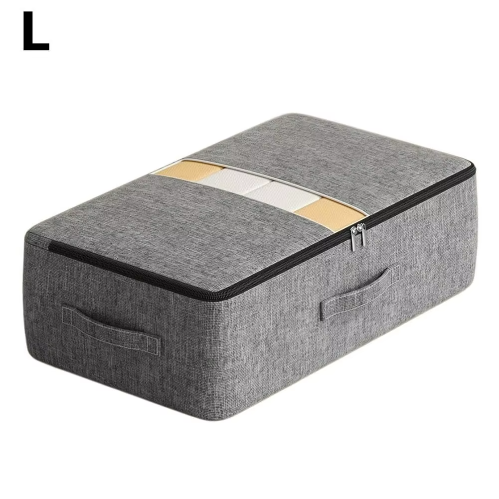 Large Capacity Underbed Storage Bag,Foldable Quilt Blanket Organizer,Foldable Clothing Storage For Pants Coats,Wardrobe Closet