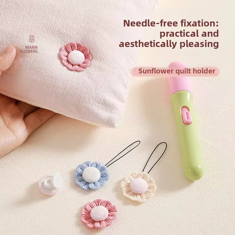 No-Pin Quilt Clips for Safety | Cute Fresh Bedding Holders | Anti-Slip Sheet Fasteners to Keep Duvet from Slipping