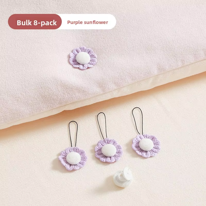 No-Pin Quilt Clips for Safety | Cute Fresh Bedding Holders | Anti-Slip Sheet Fasteners to Keep Duvet from Slipping