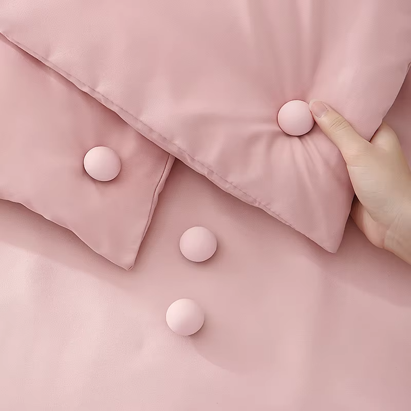 2/4pcs Bed Sheet Clips Non-Slip Fitted Quilt Sheet Holde Household Simple Pure Color Quilt Holder Mushroom Shape Quilt Clip