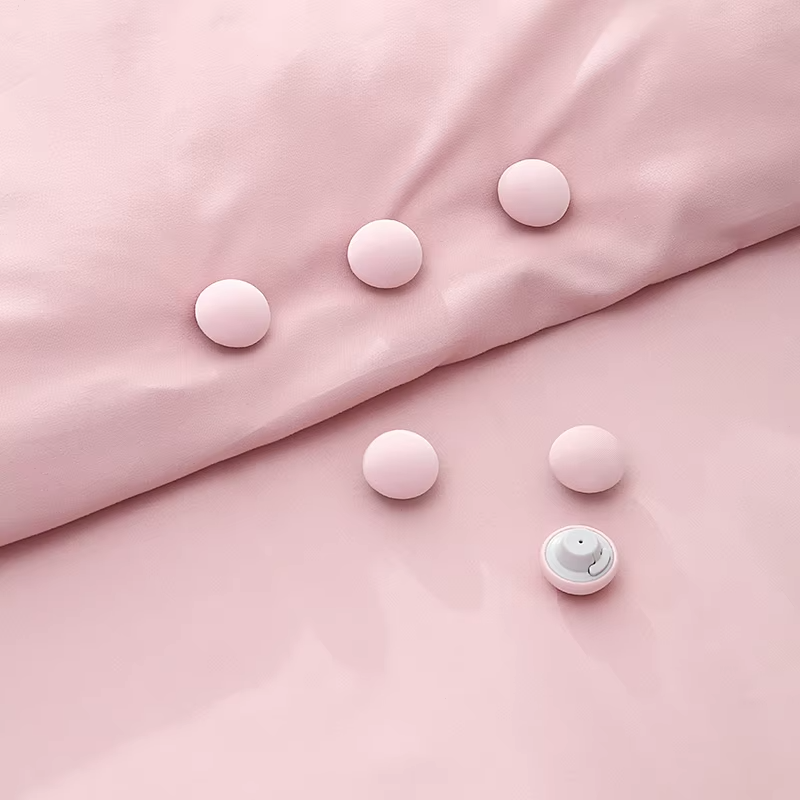 2/4pcs Bed Sheet Clips Non-Slip Fitted Quilt Sheet Holde Household Simple Pure Color Quilt Holder Mushroom Shape Quilt Clip